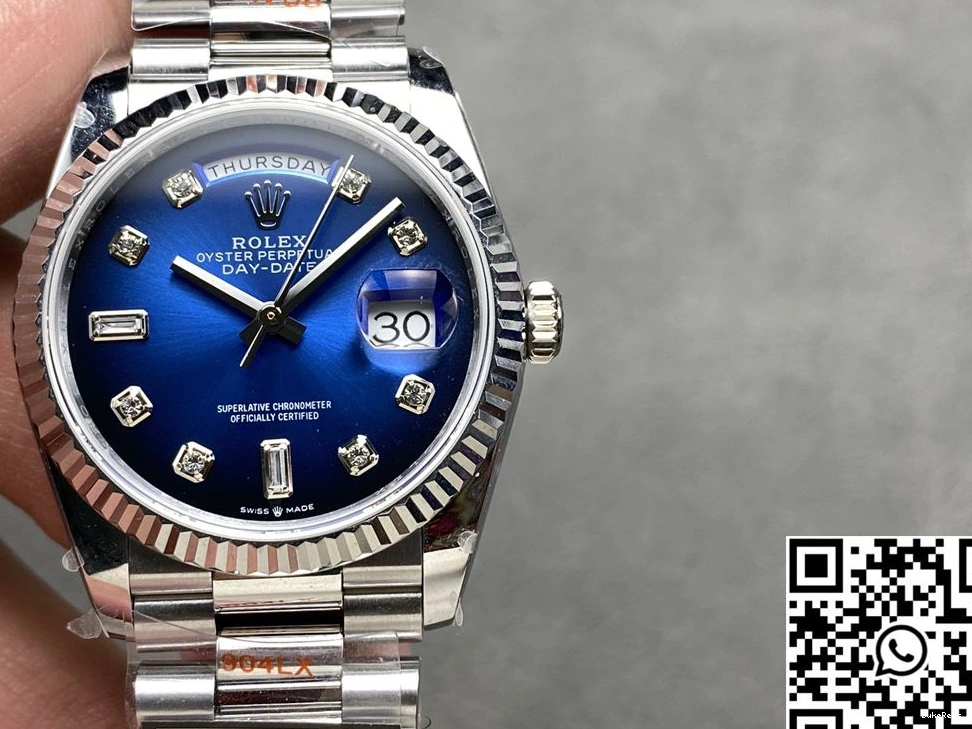 Chocalate Date v5 Steel Rolex 36mm Tungsten Dial Factory Day M128235 QF Gold Rose 1110